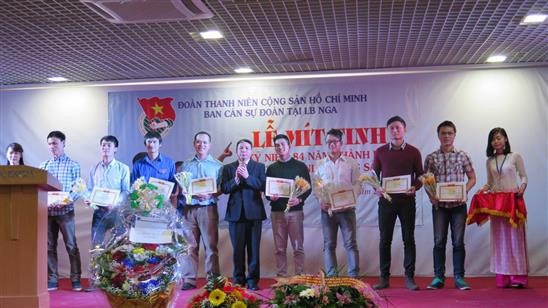 Youth Union’s 84th anniversary marked in Russia - ảnh 1